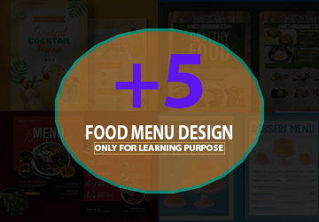 Food Menu Mockup Design Bundle 13